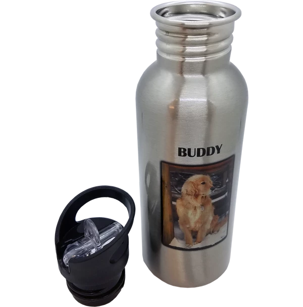 Personalized Stainless Steel Water Bottle 20oz - Image 2