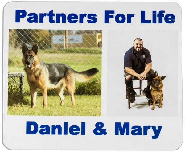 Personalized Computer Mouse Pad - Custom Text & Photo - Image 4