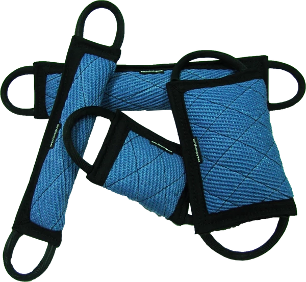 Blue Herringbone Set - All 4 Tugs