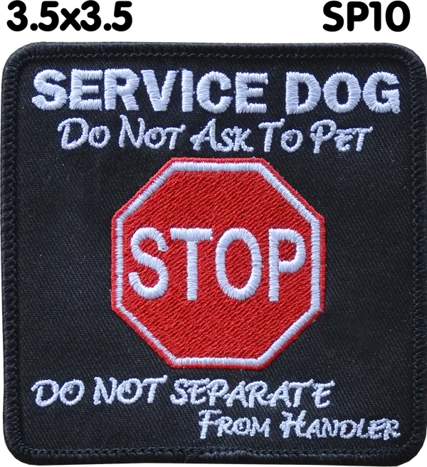 Embroidered Specialty Service Dog Patches - Image 13