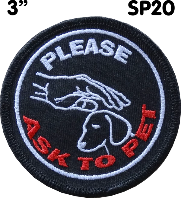 Embroidered Specialty Service Dog Patches - Image 22