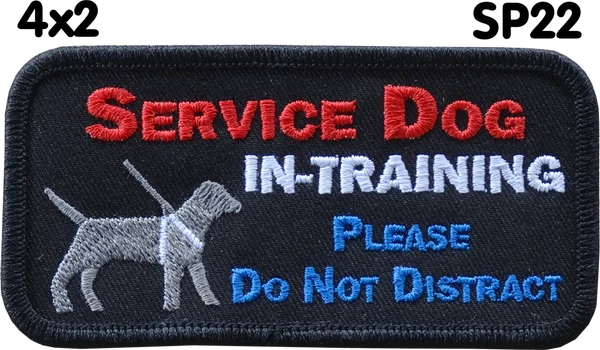 Embroidered Specialty Service Dog Patches - Image 24