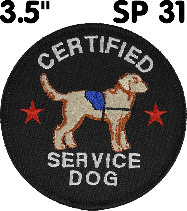Embroidered Specialty Service Dog Patches - Image 31