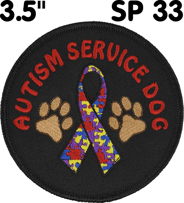 Embroidered Specialty Service Dog Patches - Image 33