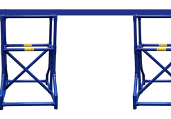 Agility PVC Deluxe Double Dog Walk Bases W/Side Ramps