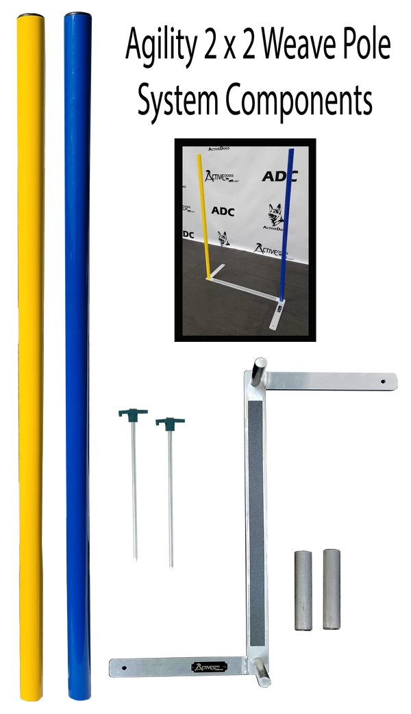 Agility 2x2 Weave Pole System - Image 2