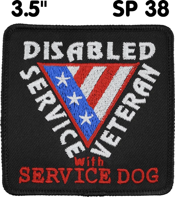 Embroidered Specialty Service Dog Patches - Image 38