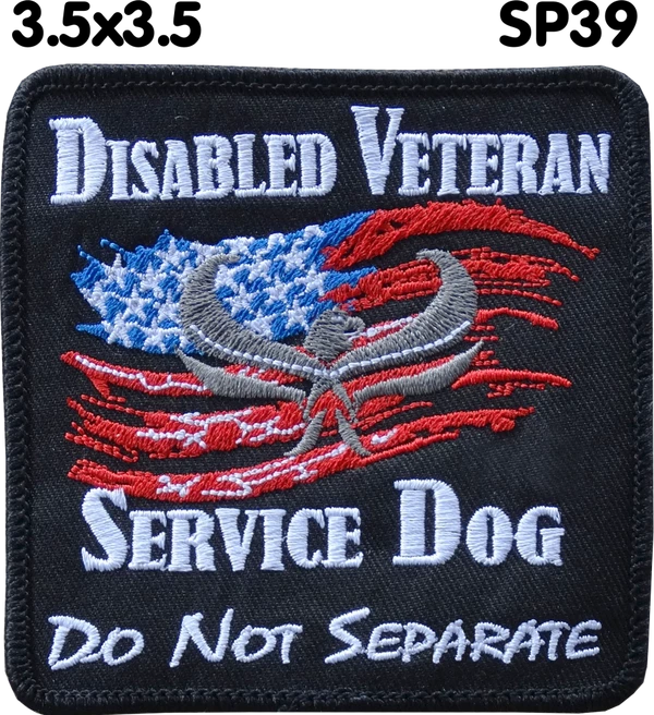 Embroidered Specialty Service Dog Patches - Image 39