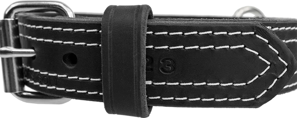 Center D-Ring Leather Dog Collar 1.5" - Image 4