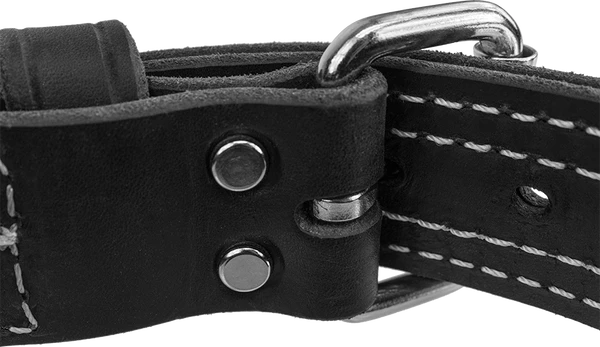 Center D-Ring Leather Dog Collar 1.5" - Image 6