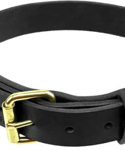 Military Spec Leather Dog Collar 1.25"