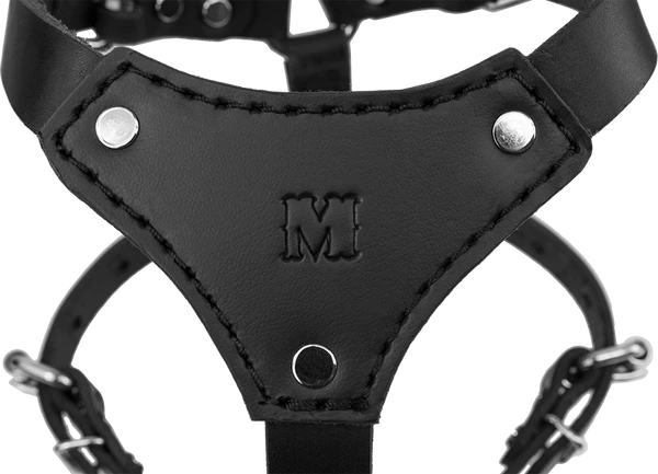 Small Dog Heavy Duty Leather Harness - Image 2