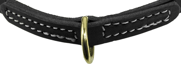 Floating Ring Leather Dog Leash 6' - Image 2