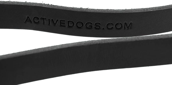 Floating Ring Leather Dog Leash 6' - Image 4