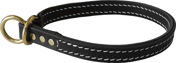 Slip Style Leather Dog Collar