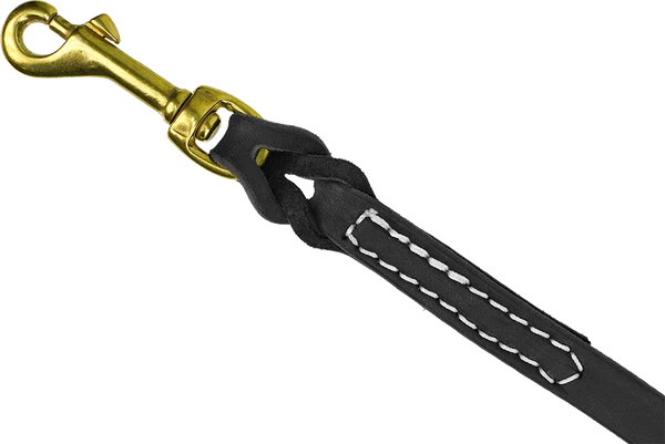 Braided Leather Dog Leash 1/2" - Image 3