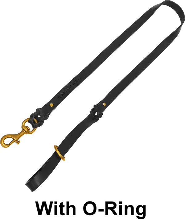 Braided Leather Schutzhund Trial Dog Leash 3/4" X 4' - Image 4