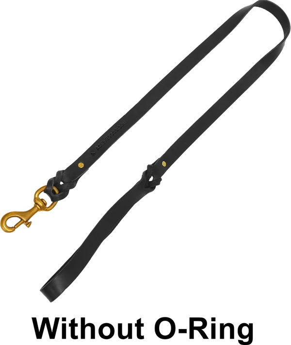 Braided Leather Schutzhund Trial Dog Leash 3/4" X 4' - Image 2