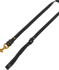 Braided Leather Schutzhund Trial Dog Leash 3/4" X 4'