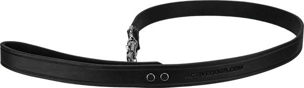 Leather Dog Leash 1" - Image 2