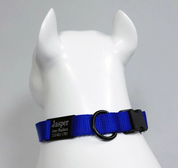 Personalized ID Nylon Dog Collar - 1" - Image 10