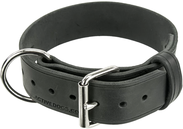 Leather Agitation Dog Collar 2" - Image 6
