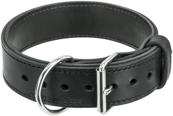 Leather Agitation Dog Collar 2" - Image 7