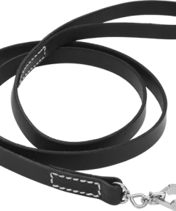 Leather Dog Leash With Herm Sprenger Snap 3/4"