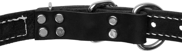 Stitched Leather Dog Collar 1" - Image 3