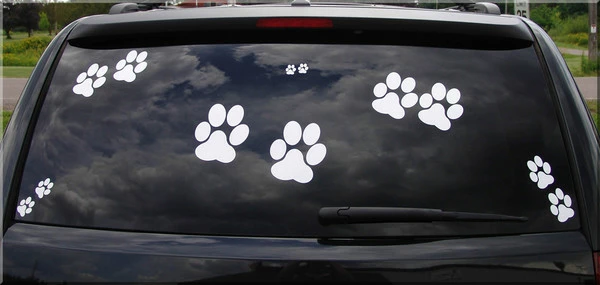 Vinyl Paw Print Decals - Image 2