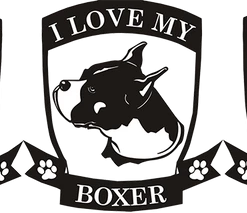 8x11 Dog Breed Specific Decals