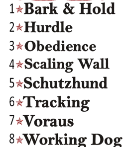 Schutzhund Word Decals