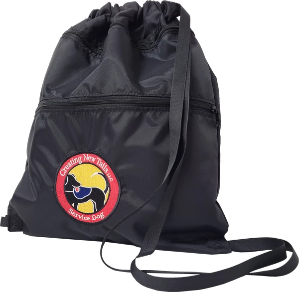 Custom Logo/Text Bag - Draw Cord Knapsack