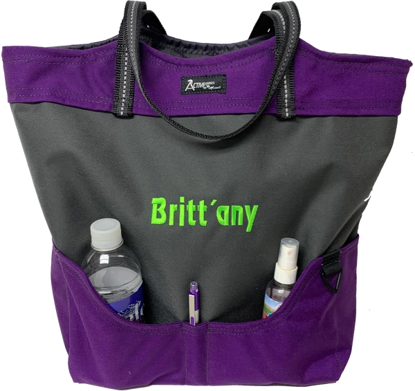 Custom Graphic Logo/Text 2-Tone Tote Bag - Image 16