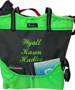 Custom Graphic Logo/Text 2-Tone Tote Bag