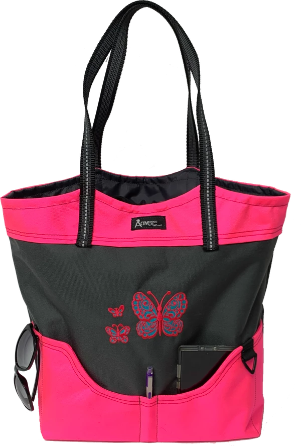 Custom Graphic Logo/Text 2-Tone Tote Bag - Image 3