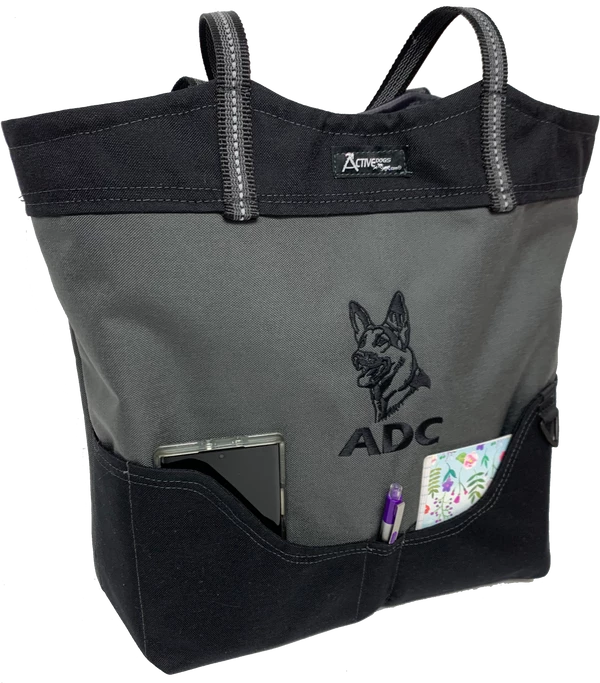 Custom Graphic Logo/Text 2-Tone Tote Bag - Image 9