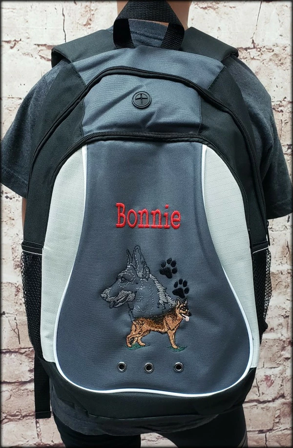 Embroidered Breed Specific Backpack - Image 7