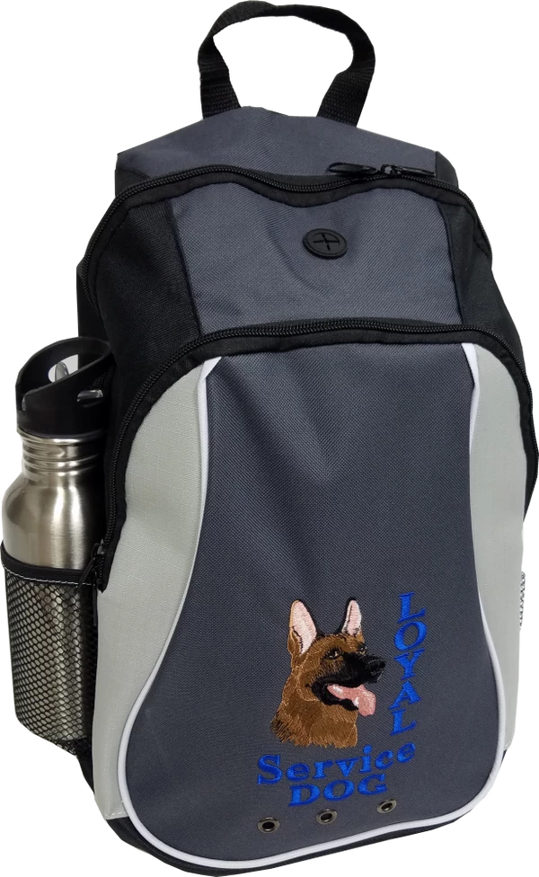 Embroidered Service Dog Backpack