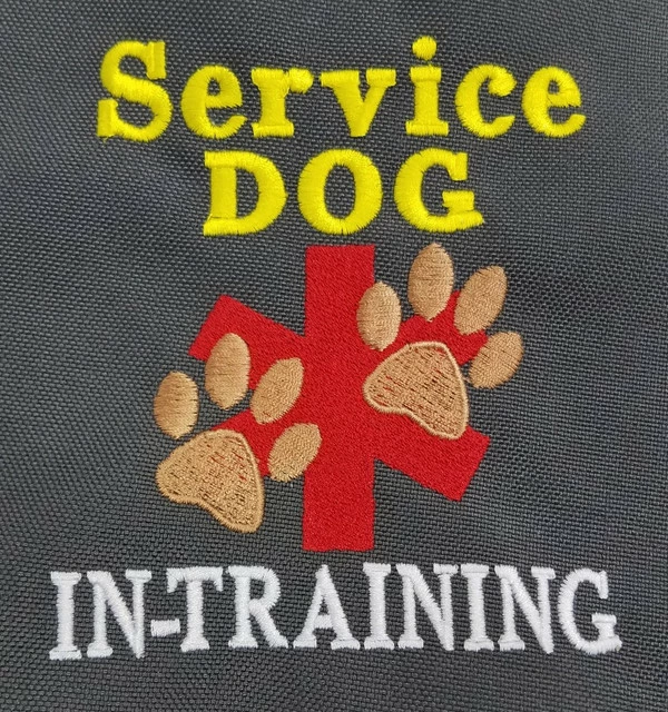 Embroidered Service Dog Backpack - Image 10