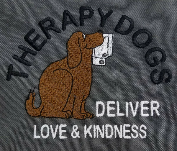 Embroidered Service Dog Backpack - Image 16