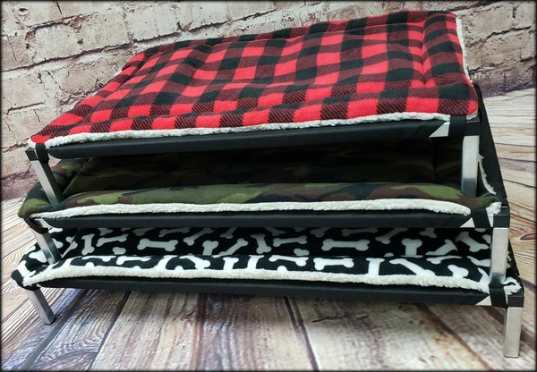 Reversible Fleece Cushion Pad For Raised Dog Bed - Image 11