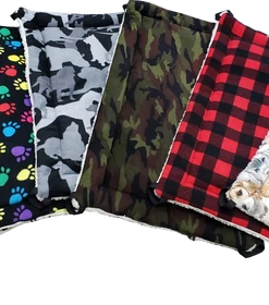 Reversible Fleece Cushion Pad For Raised Dog Bed