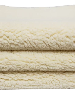 Raised Dog Bed Double Layer Hi-loft Sherpa Pad