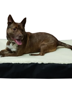 Raised Dog Bed Hi-loft Sherpa Slip Cover