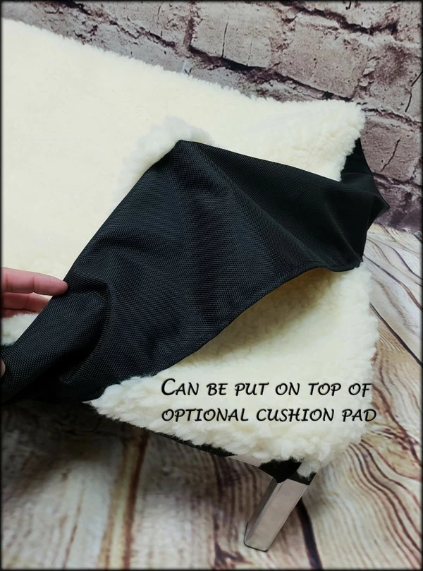 Raised Dog Bed Hi-loft Sherpa Slip Cover - Image 4