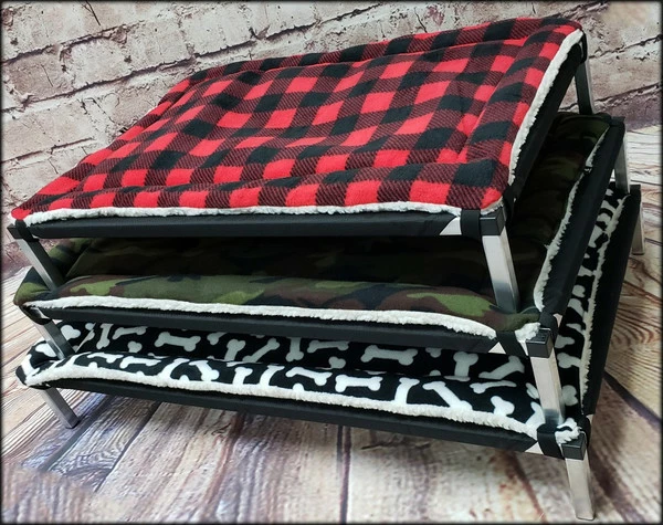 Raised Dog Bed W/ Ballistic Cover & Aluminum Frame - Image 11