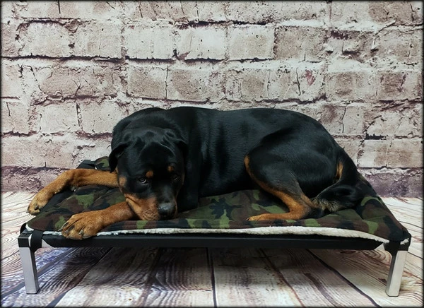 Raised Dog Bed W/ Ballistic Cover & Aluminum Frame - Image 16
