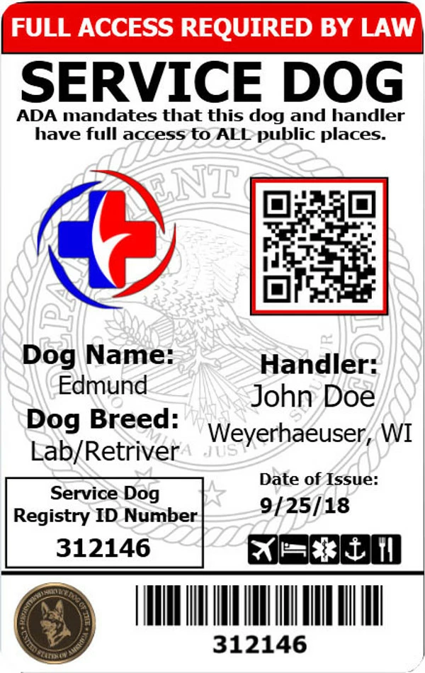 Activedogs Registered Service Dog ID + Free Digital ID Copy - Image 5