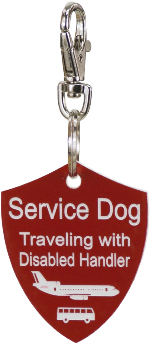 Service Dog Engraved Travel ID Tag - Image 7